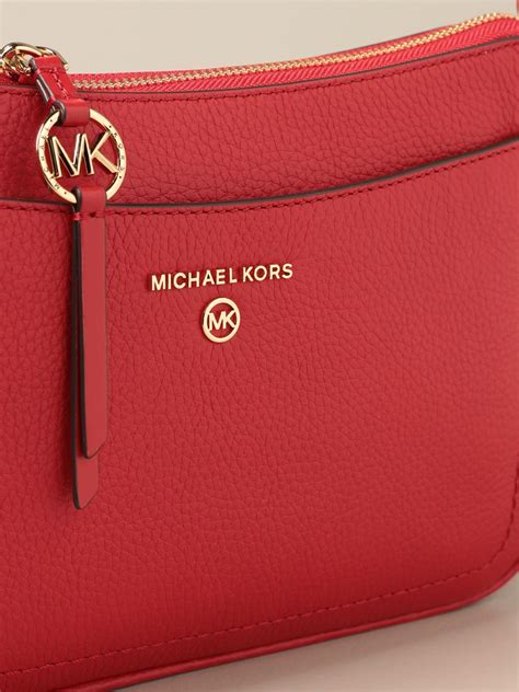 shoulder bag michael kors red|Michael Kors red crossbody bag.